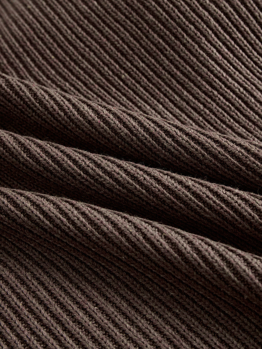 Robe di malha con volant — Doce, quente & romantica