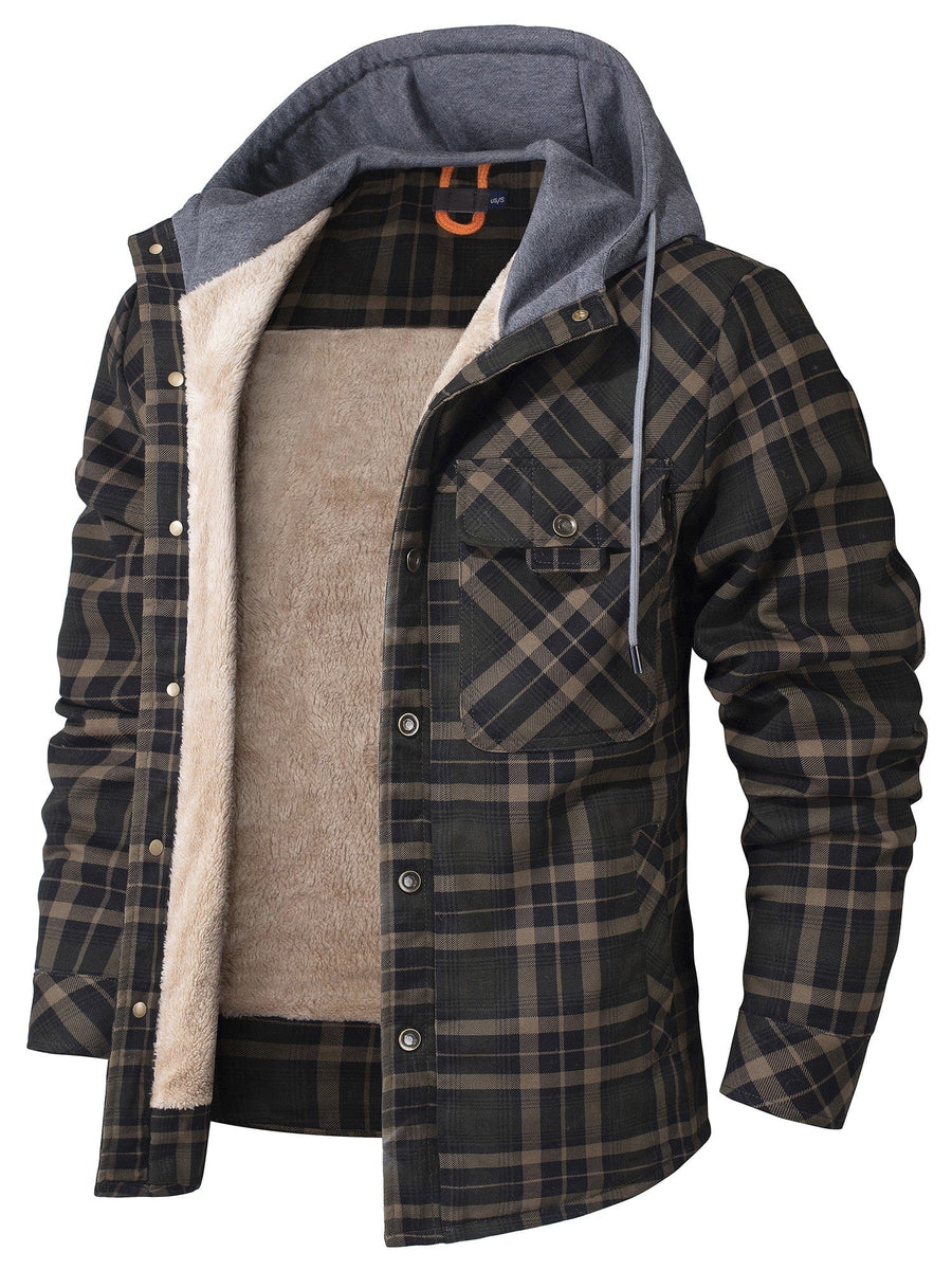 AlpenNord™ | Cappotto in flanella Woodland