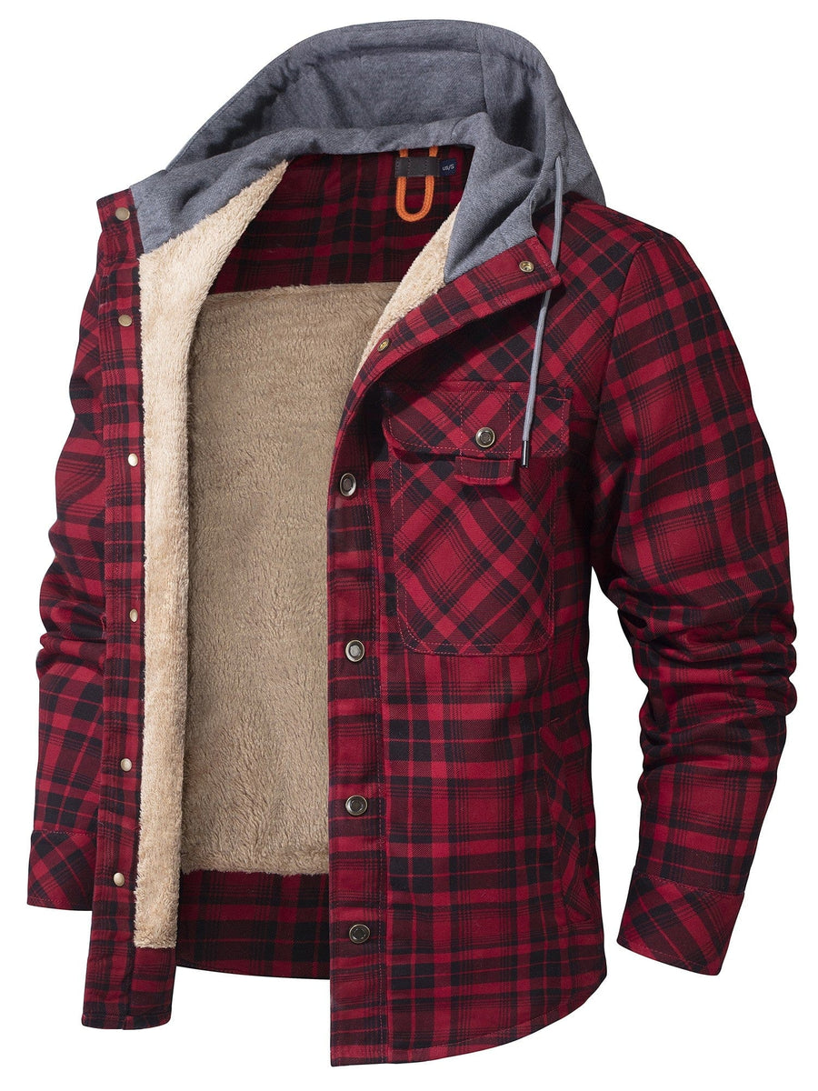 AlpenNord™ | Cappotto in flanella Woodland