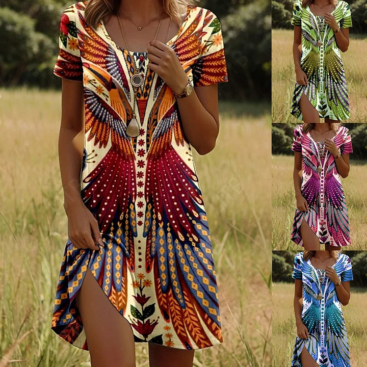 Linnea – Abito corto stampato alla moda