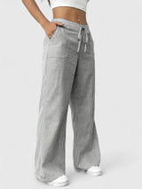 Dominique | Pantaloni Larghi Comodi con Dettagli Eleganti