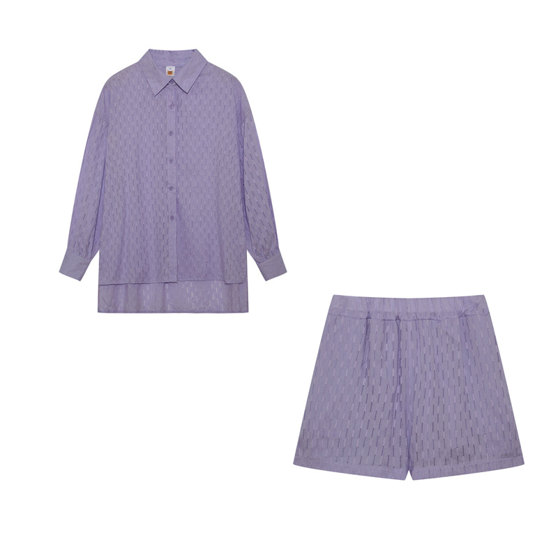 Maud | Set camicia e shorts chic