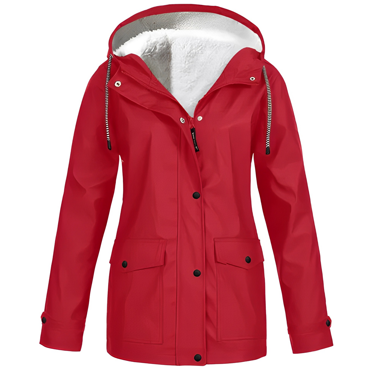 Elvira - Impermeabile con fodera in pile da donna