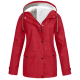 Elvira - Impermeabile con fodera in pile da donna