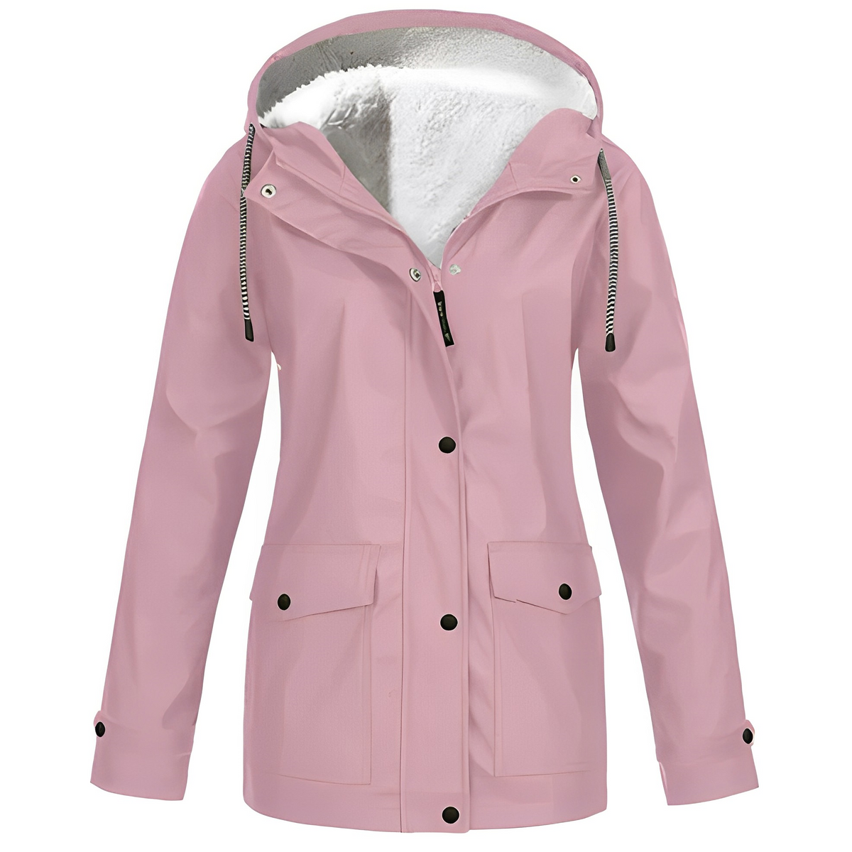 Elvira - Impermeabile con fodera in pile da donna