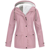 Elvira - Impermeabile con fodera in pile da donna