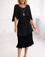 Margaret | Abito Midi con Volantes da donna