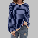 Malin | Maglione listrada con toque descontraído
