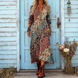 Eliana | Vestito Maxi Bohemien Fluido per Donna