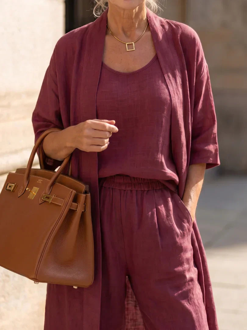 Linnea | Completo Leggero in Lino da Donna