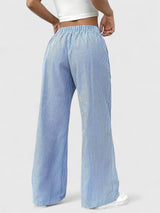 Dominique | Pantaloni Larghi Comodi con Dettagli Eleganti