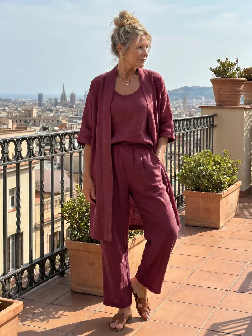Linnea | Completo Leggero in Lino da Donna