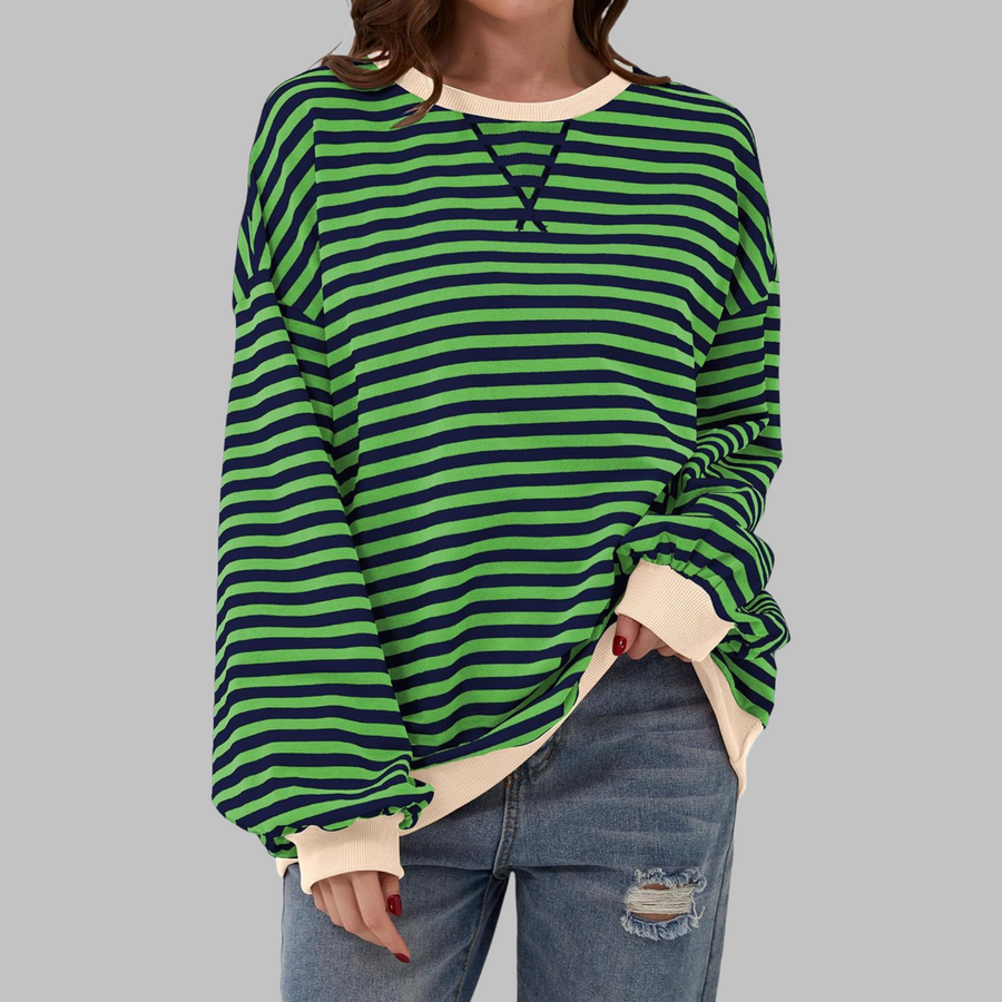 Malin | Maglione listrada con toque descontraído