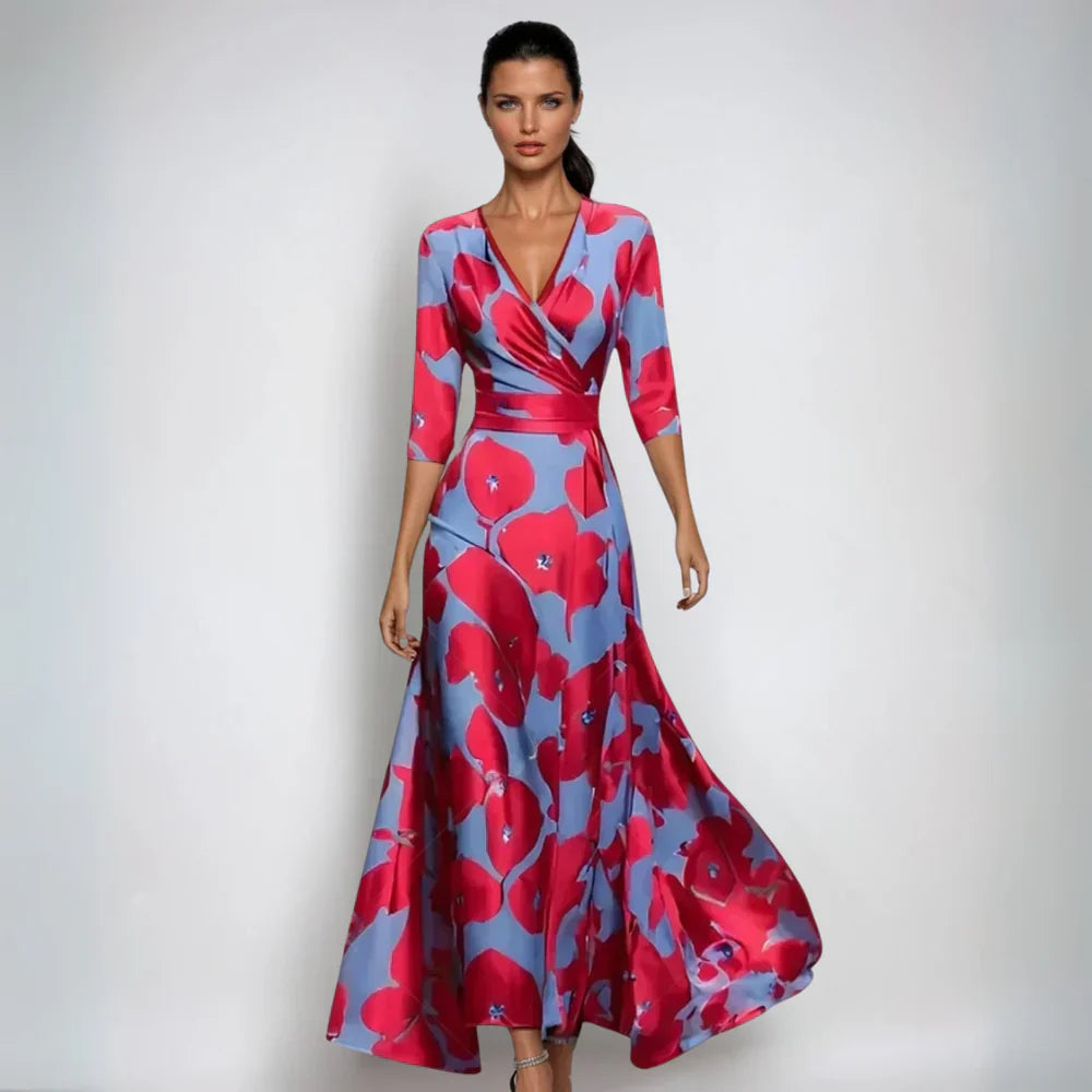 Emily™ | Abito Floreale Avvolgente Elegante da Donna