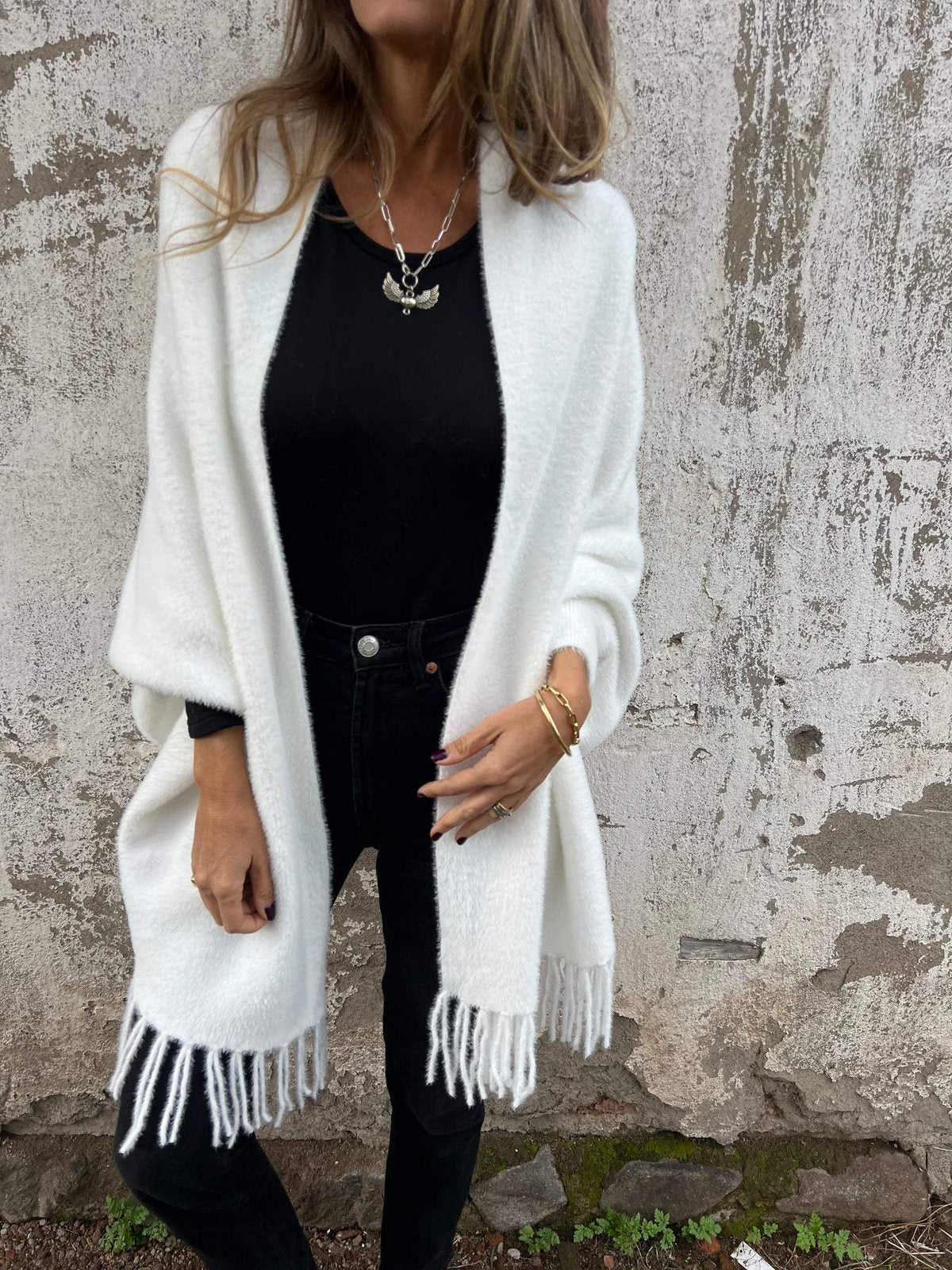 ALBERTA™ | CAPPOTTO ELEGANTE CON FRANGE
