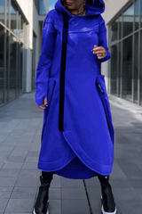 MANA™ | Felpa con Cappuccio Lunga con Zip in Tessuti Leggeri e Traspiranti da Donna