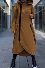 MANA™ | Felpa con Cappuccio Lunga con Zip in Tessuti Leggeri e Traspiranti da Donna