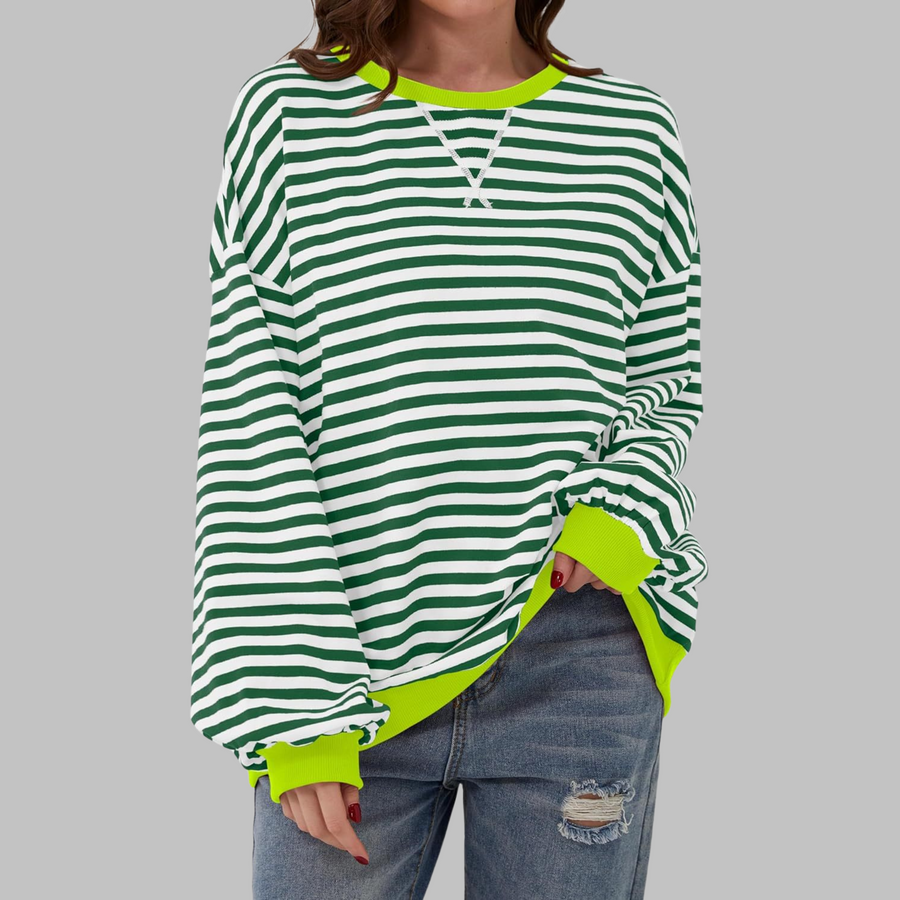 Malin | Maglione listrada con toque descontraído