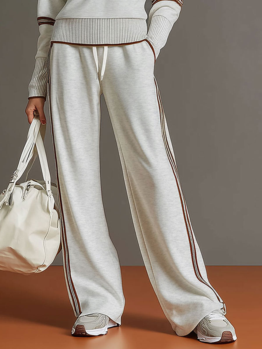 Marietta | Blusa e Pantaloni a Gamba Larga da Donna