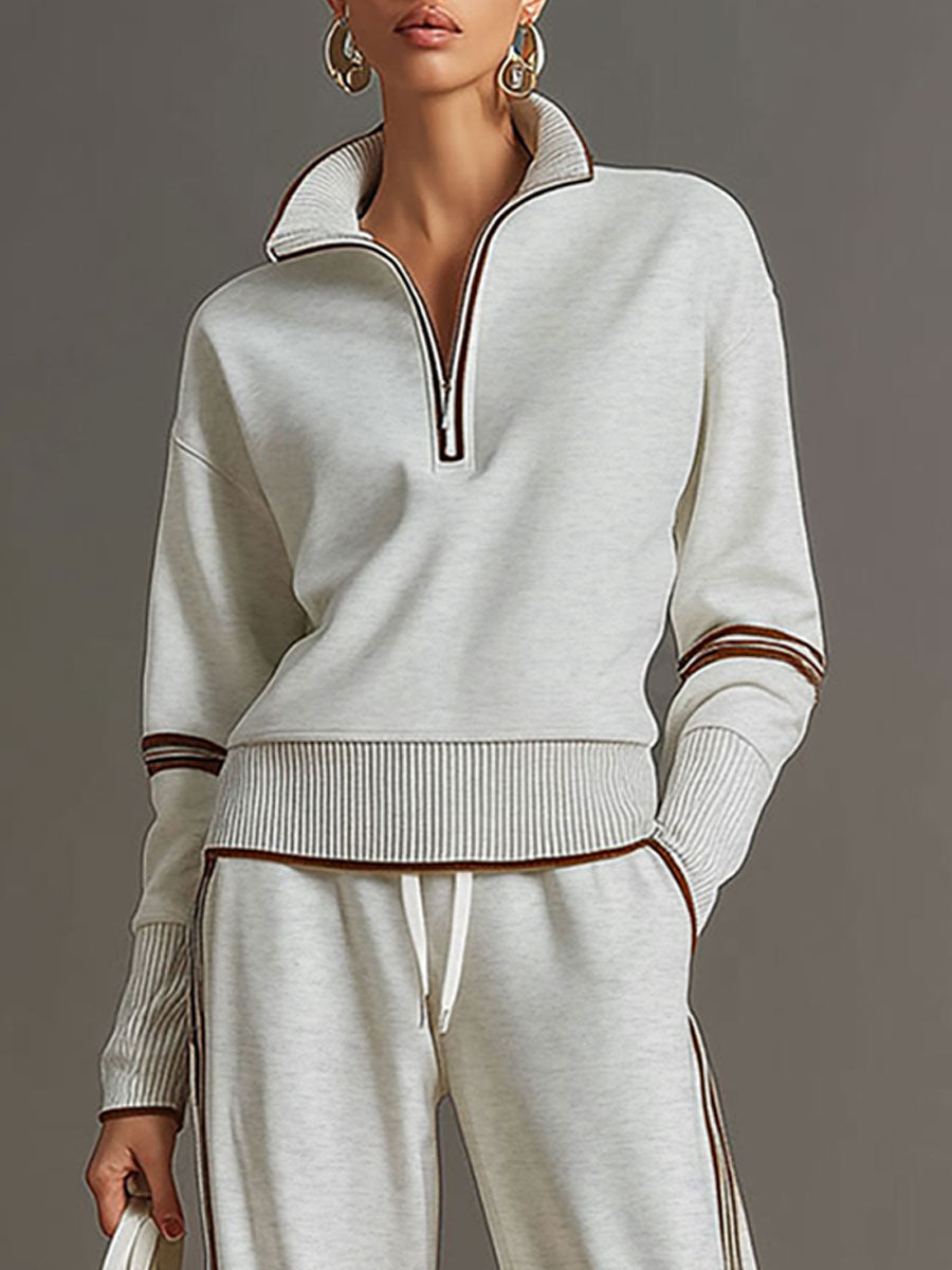 Marietta | Blusa e Pantaloni a Gamba Larga da Donna