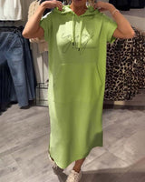 Saskia™ | Abito casual con cappuccio