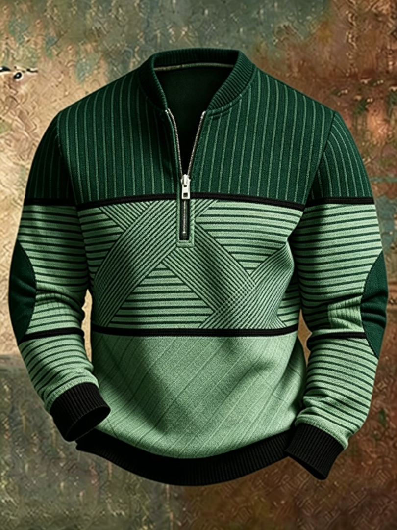 Viktor | Maglione Elegante per Uomo con Mezza Zip