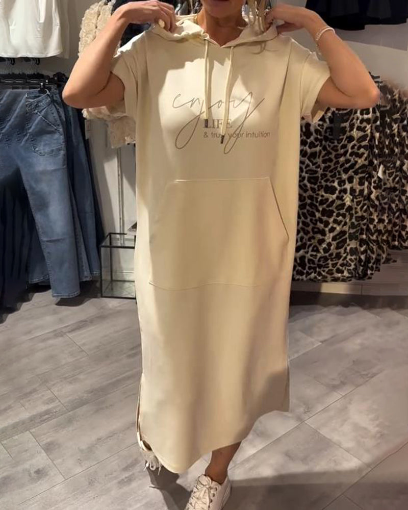Saskia™ | Abito casual con cappuccio