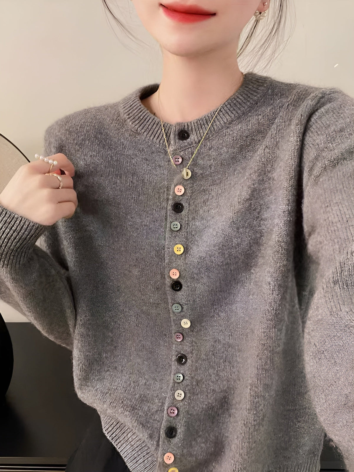 Nora | Gilet con Bottoni da Donna