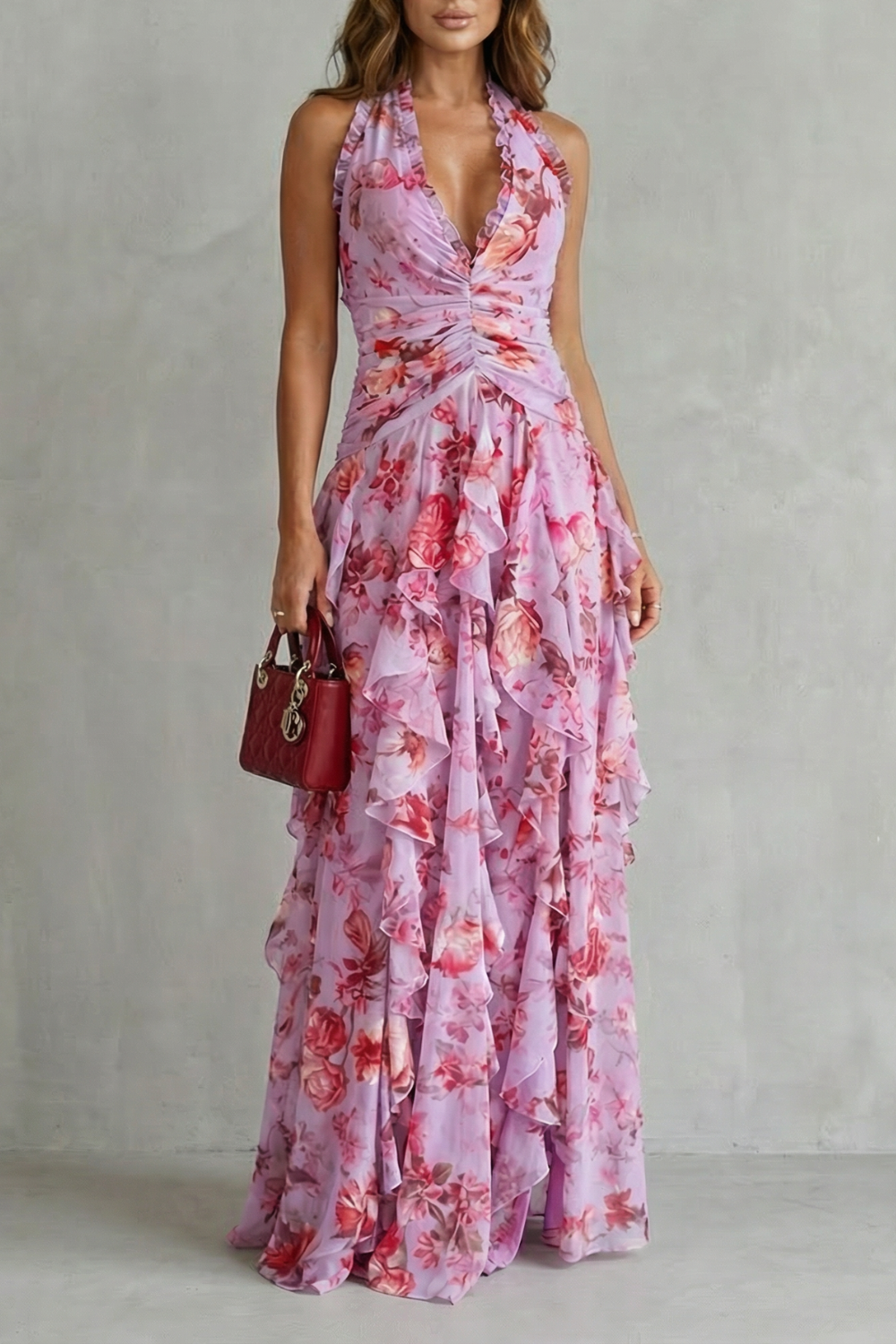Belladina – Vestito di rose romantiche per Donna