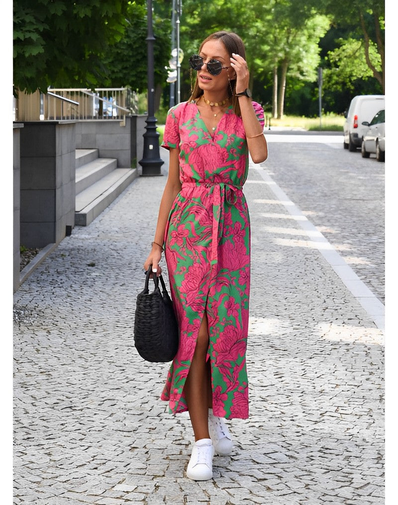Anna™ Abito da donna con stampa floreale primavera/estate