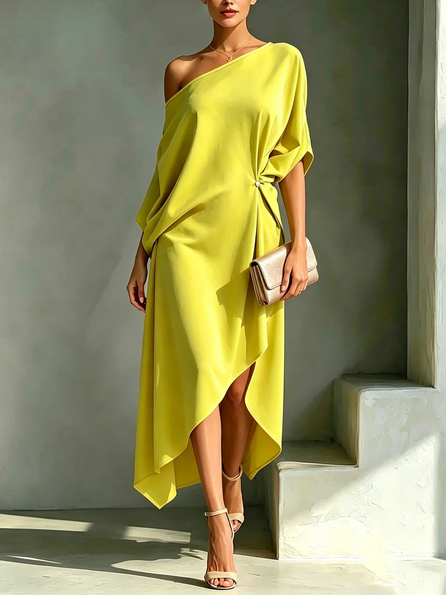Camila | Elegante abito asimmetrico da donna