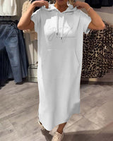 Saskia™ | Abito casual con cappuccio