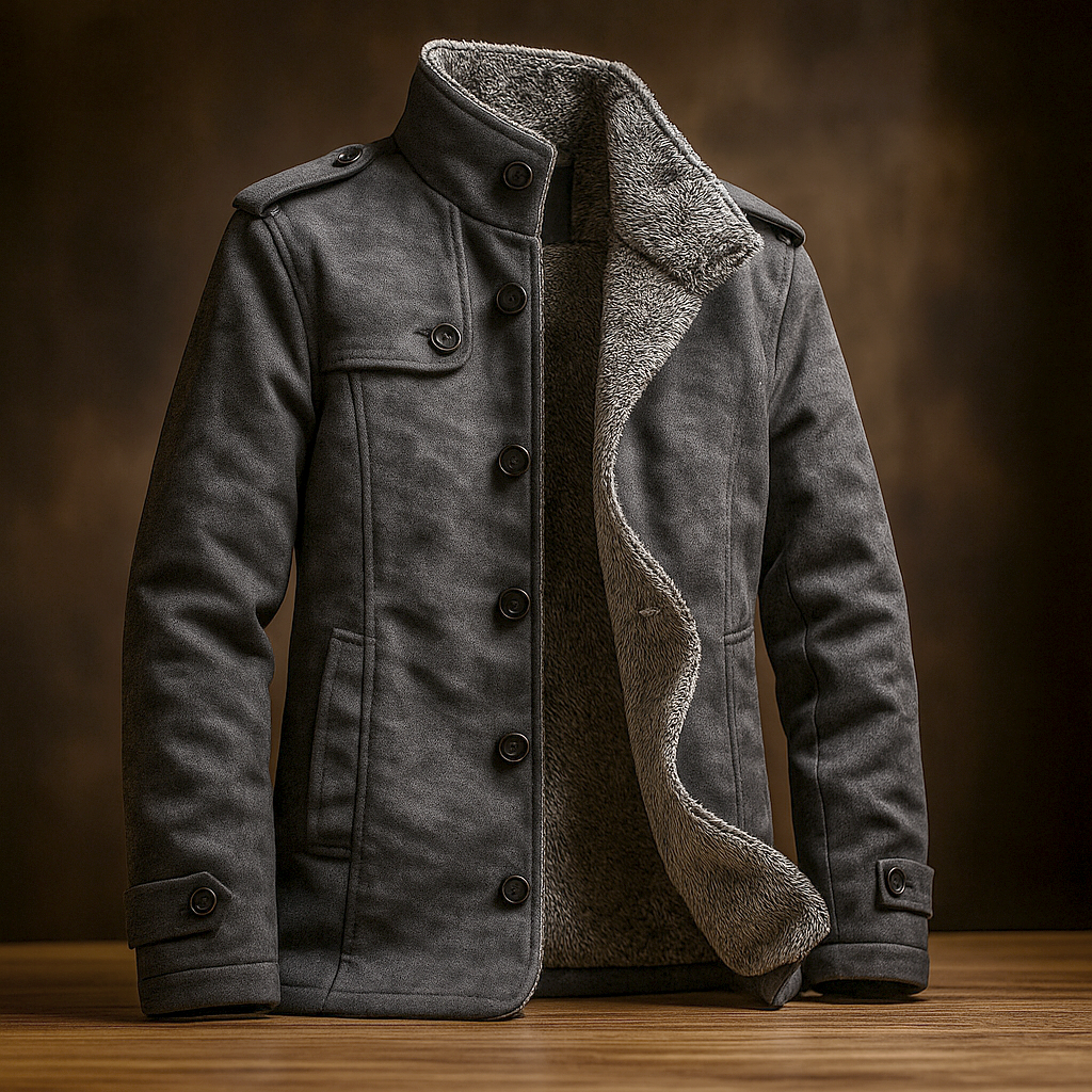 ROS | CAPPOTTO DA UOMO IN CAMOSCIO