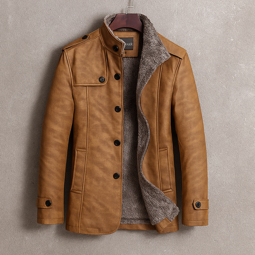ROS | CAPPOTTO DA UOMO IN CAMOSCIO
