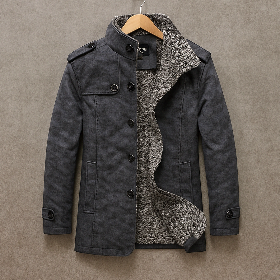 ROS | CAPPOTTO DA UOMO IN CAMOSCIO