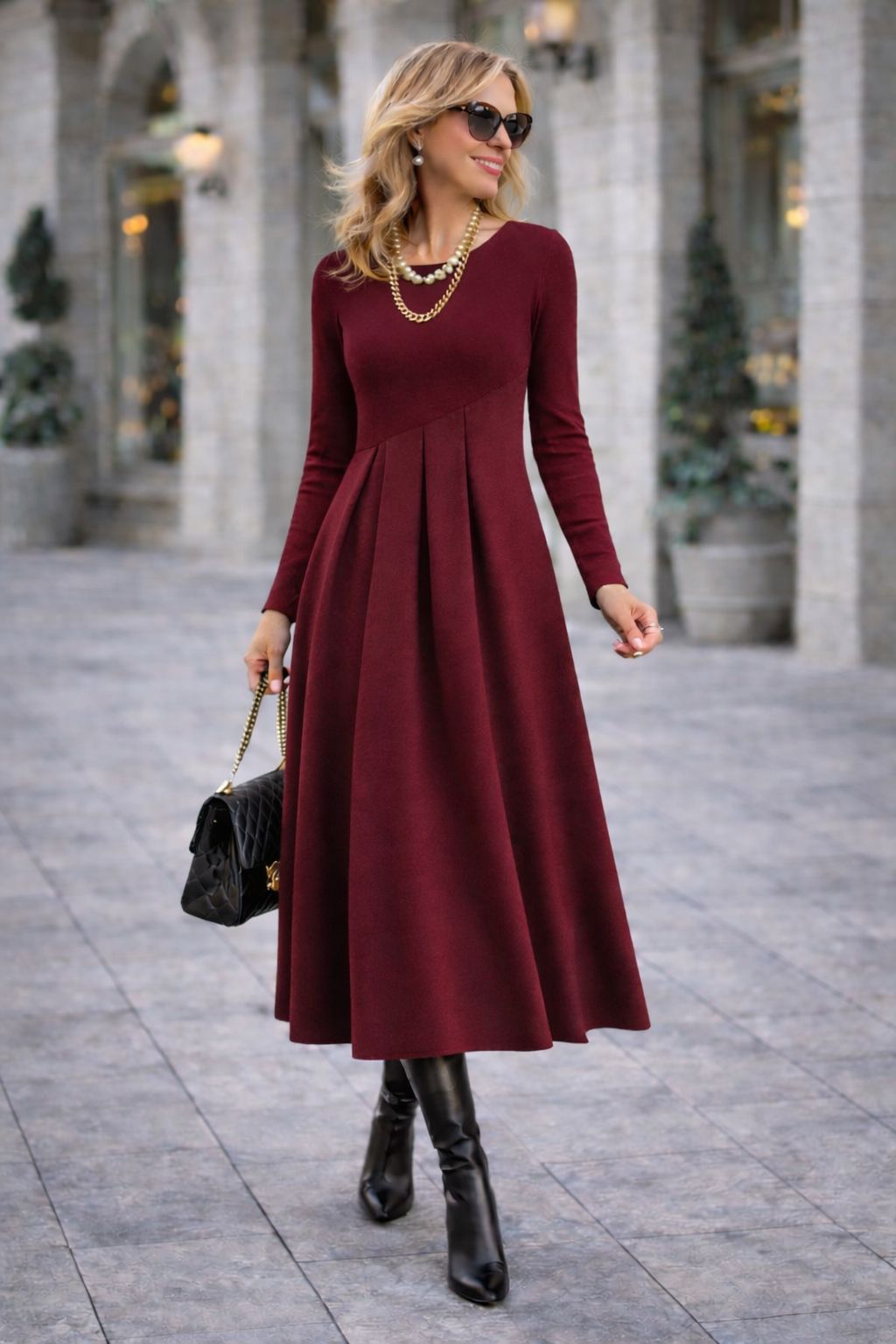 Eliara™ | Abito di Muher lungo elegante e intemporal