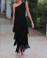 Valeria | Abito boho da donna con frange