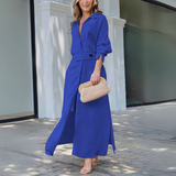 Jeanette™ | Abito lungo elegante con scollo a V