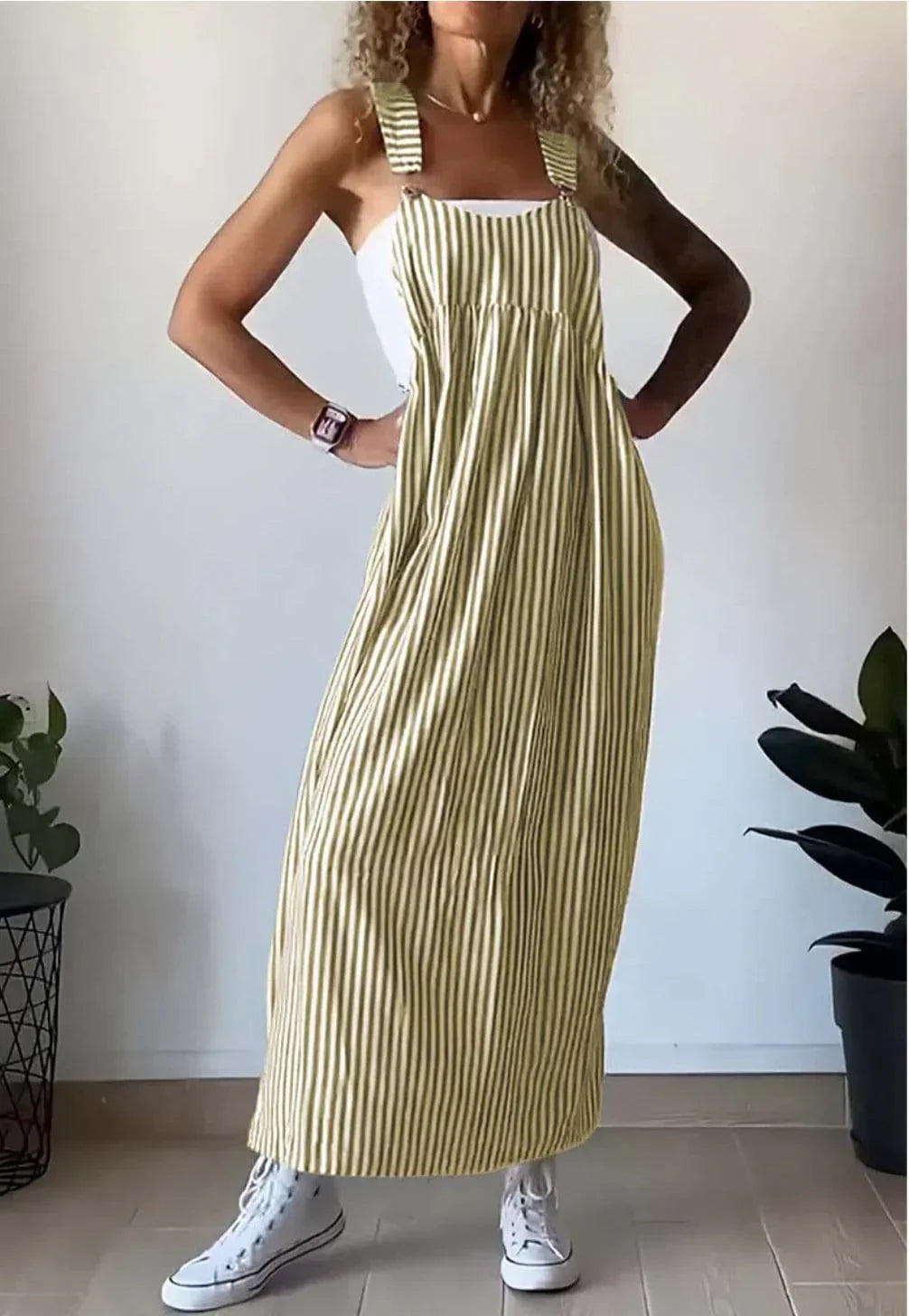 Camille | Tuta Casual a Righe