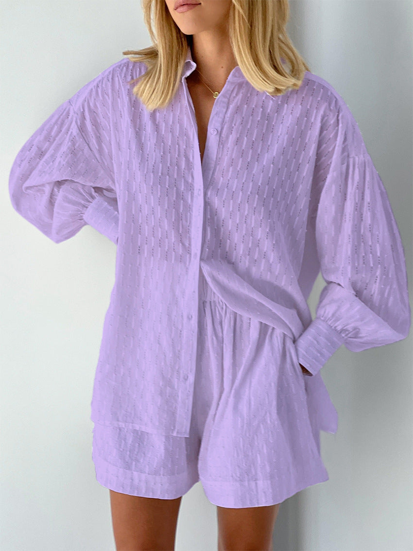 Maud | Set camicia e shorts chic