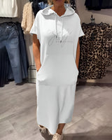 Saskia™ | Abito casual con cappuccio