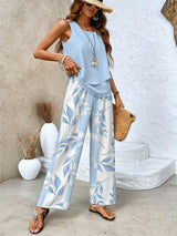 Alba | Set Blusa e Pantaloni con Stampa Floreale da Donna
