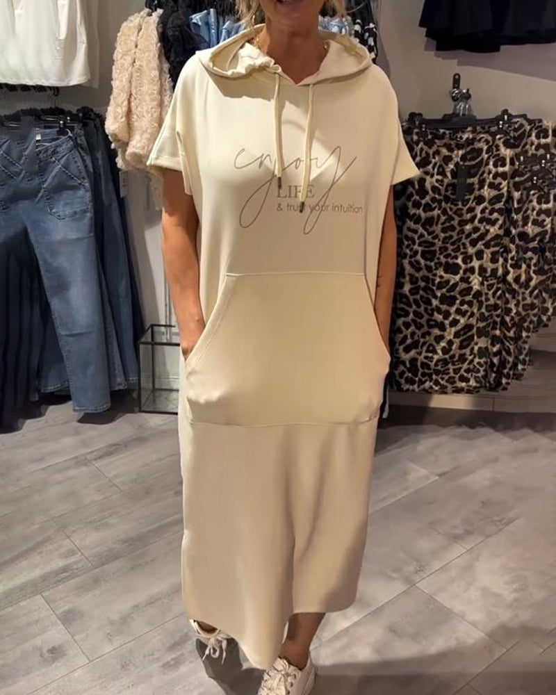 Saskia™ | Abito casual con cappuccio