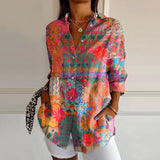Anna™ - Blusa elegante con stampa Floreale