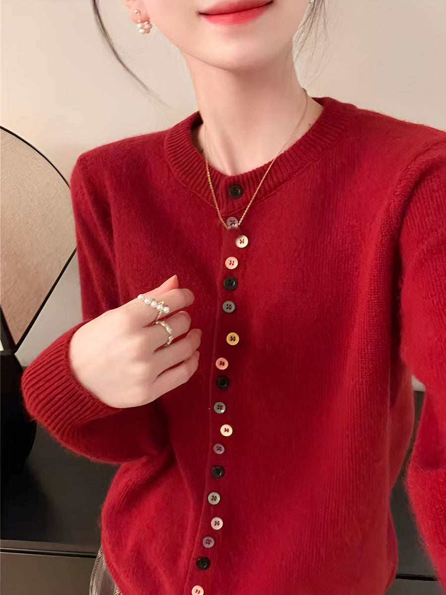 Nora | Gilet con Bottoni da Donna