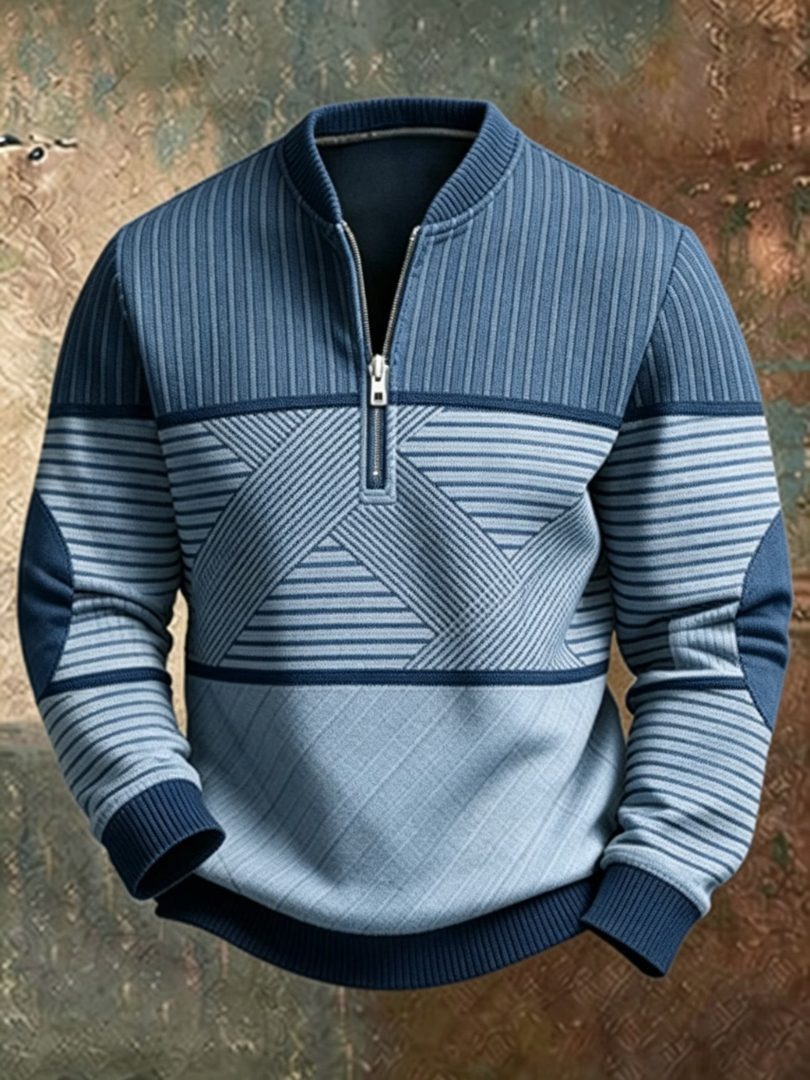 Viktor | Maglione Elegante per Uomo con Mezza Zip