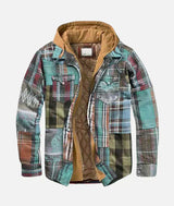 NOHR | Gilet Patchwork a Quadri da Uomo