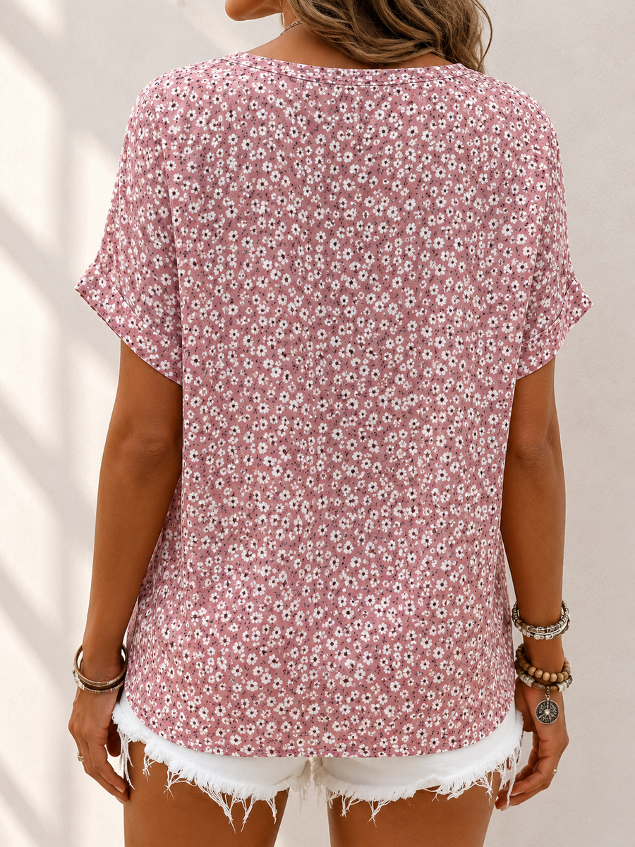 Verna | Blusa elegante con stampa floreale per Donna