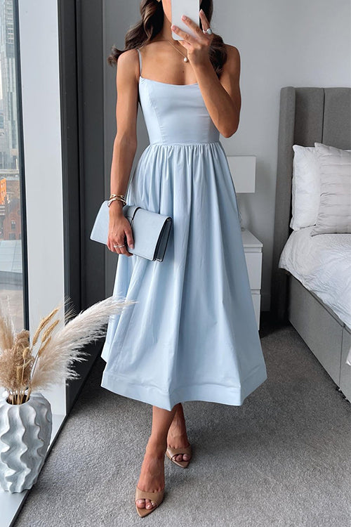 Martina™ | Abito midi con spalline