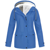 Elvira - Impermeabile con fodera in pile da donna